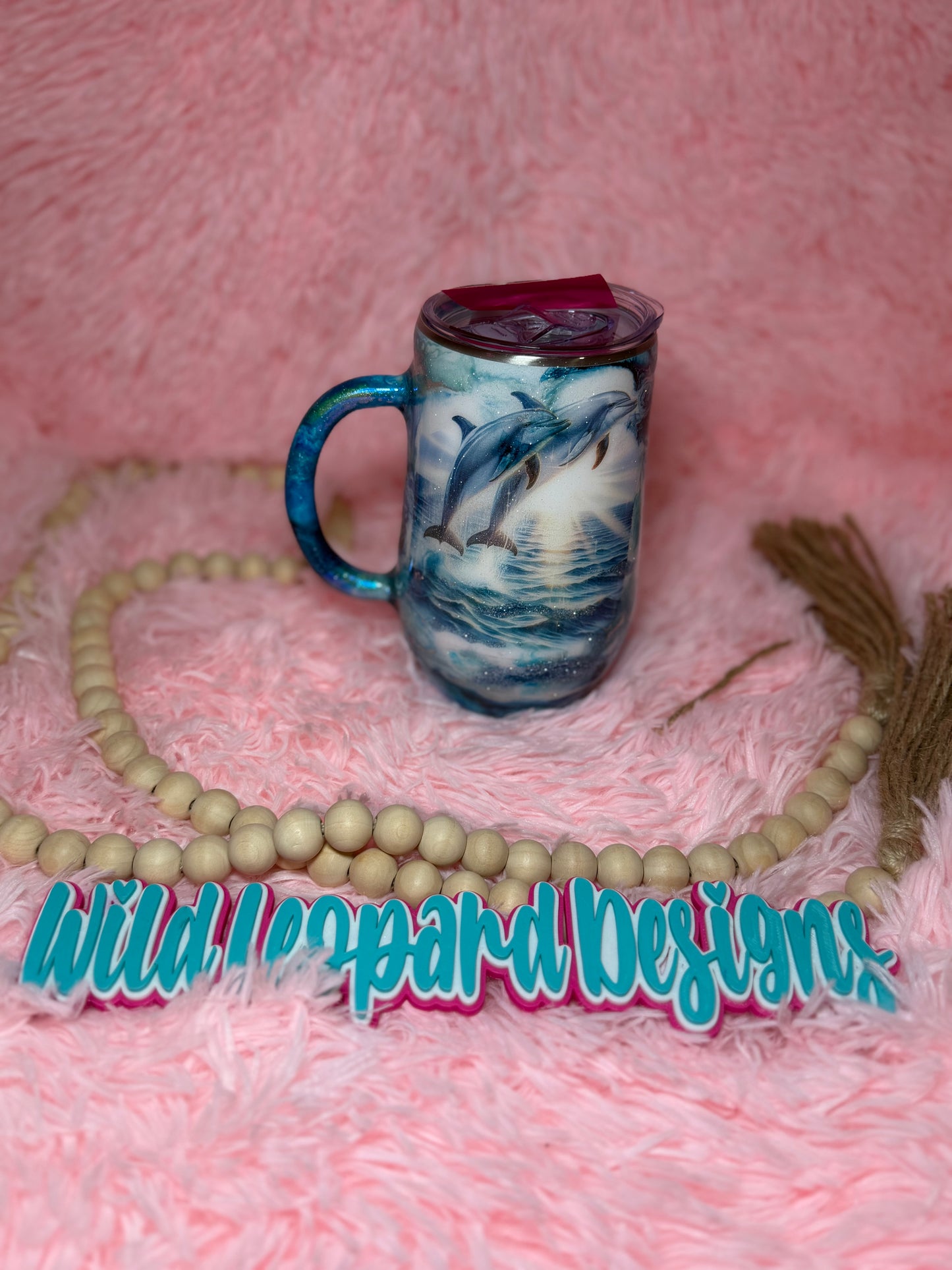 93- 16 oz dolphin mug