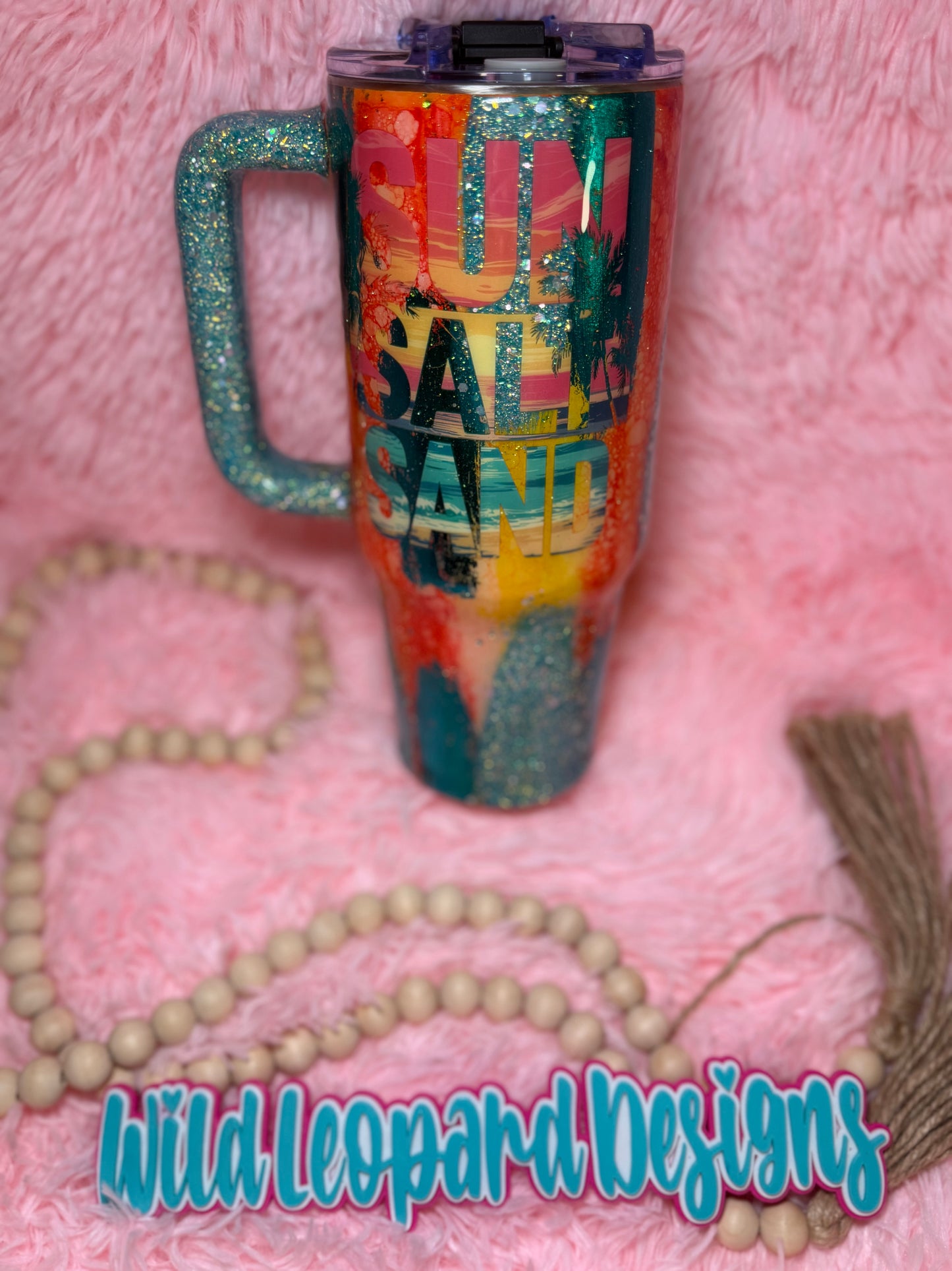 64- 40 oz sun salt sand