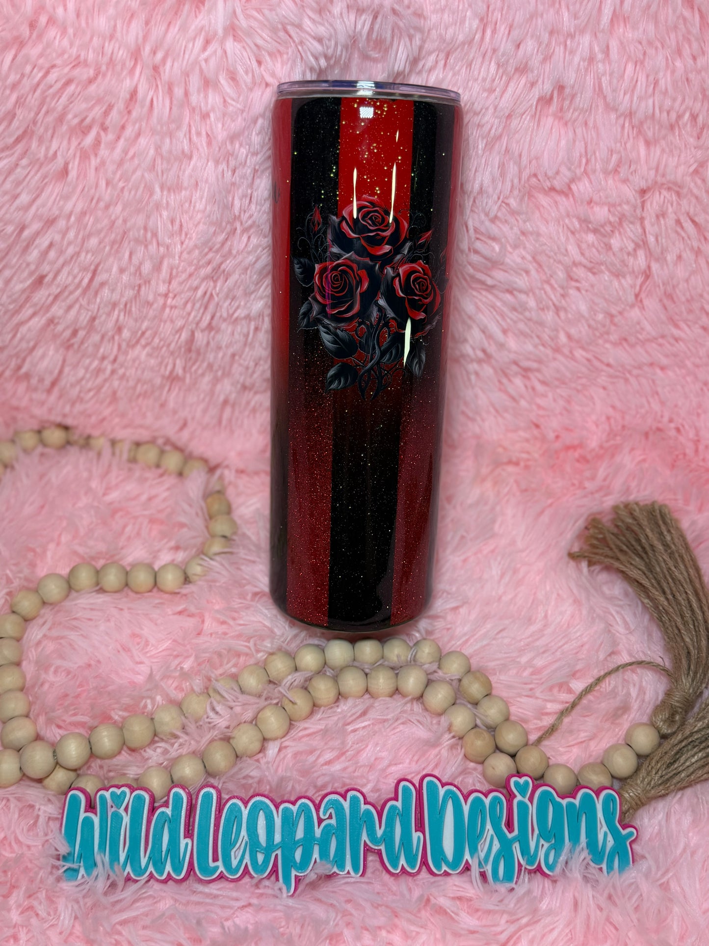 53-30 Oz red black reverse ombre be you do you for you
