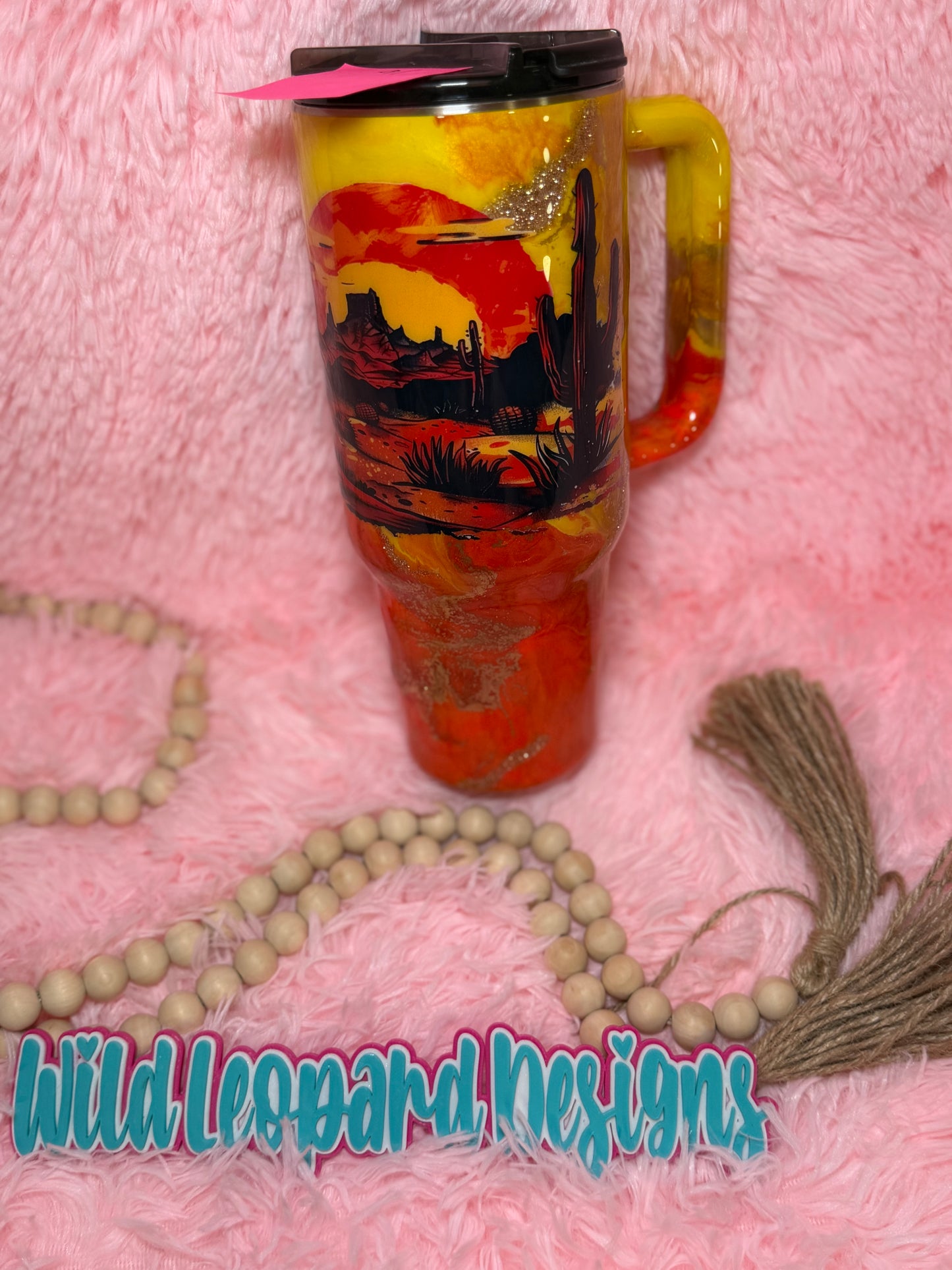 16-40 oz western yellow and orange