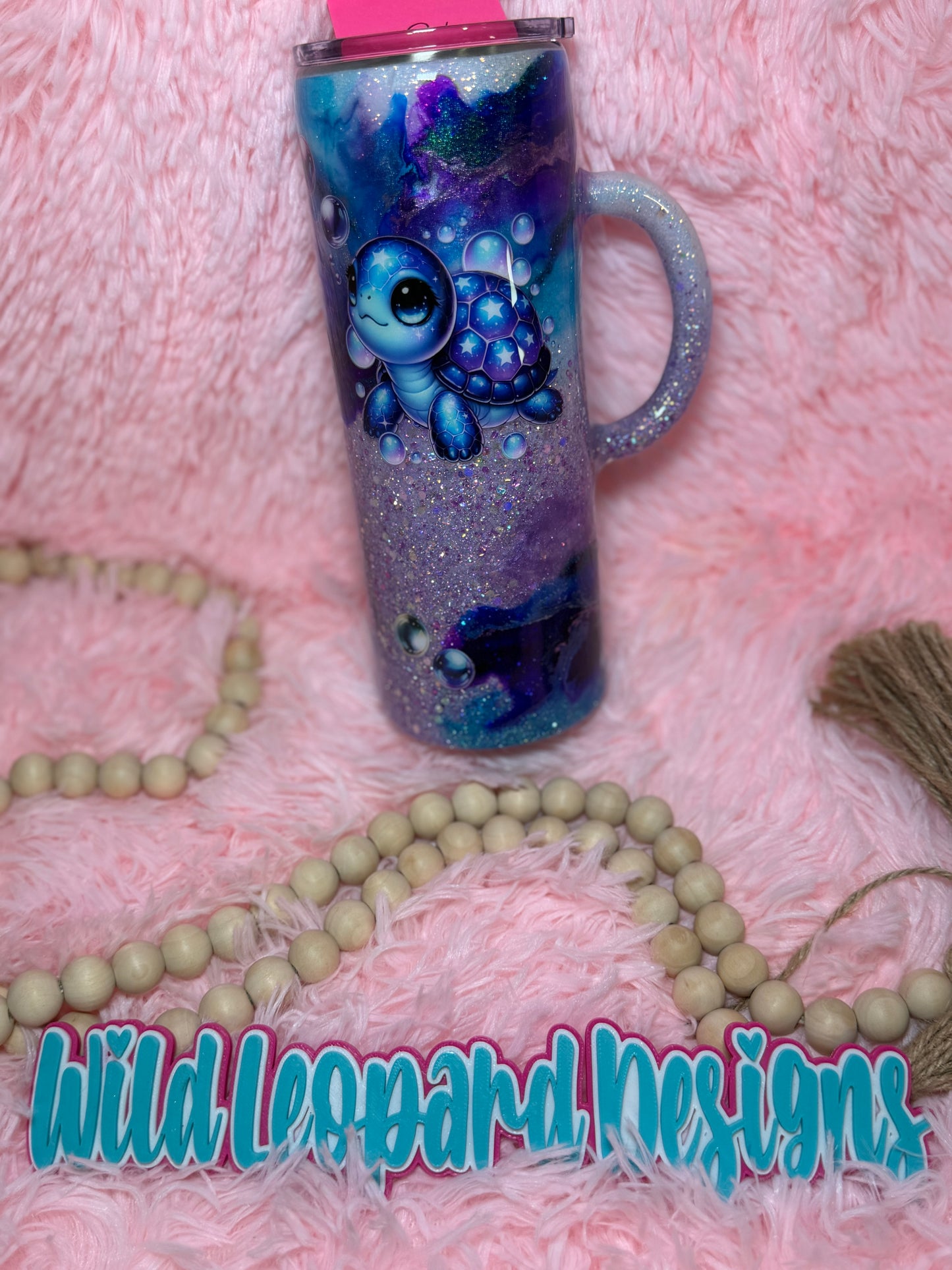 10- 24 oz turtle blue purple