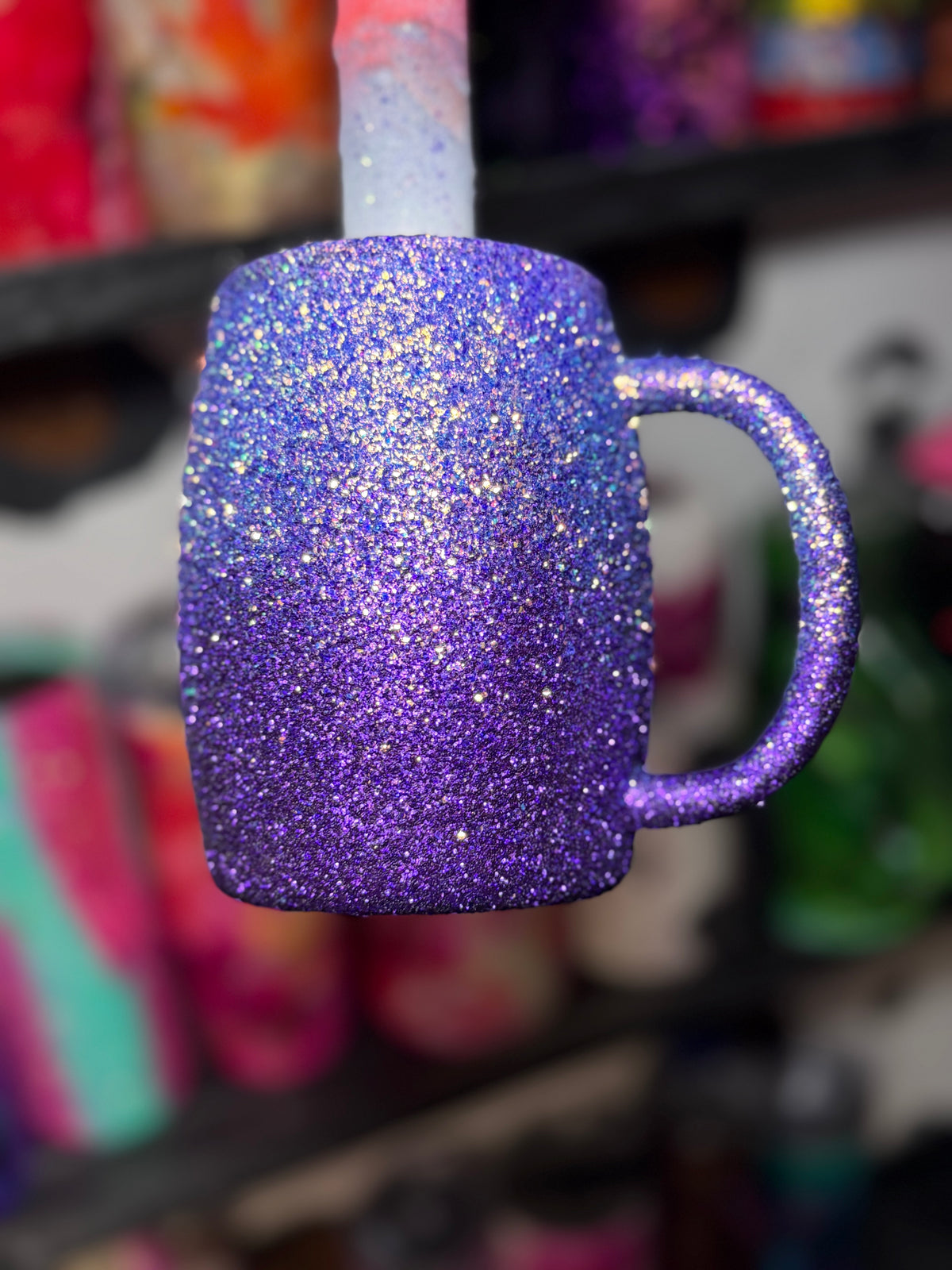 14 oz mug - purple ombre