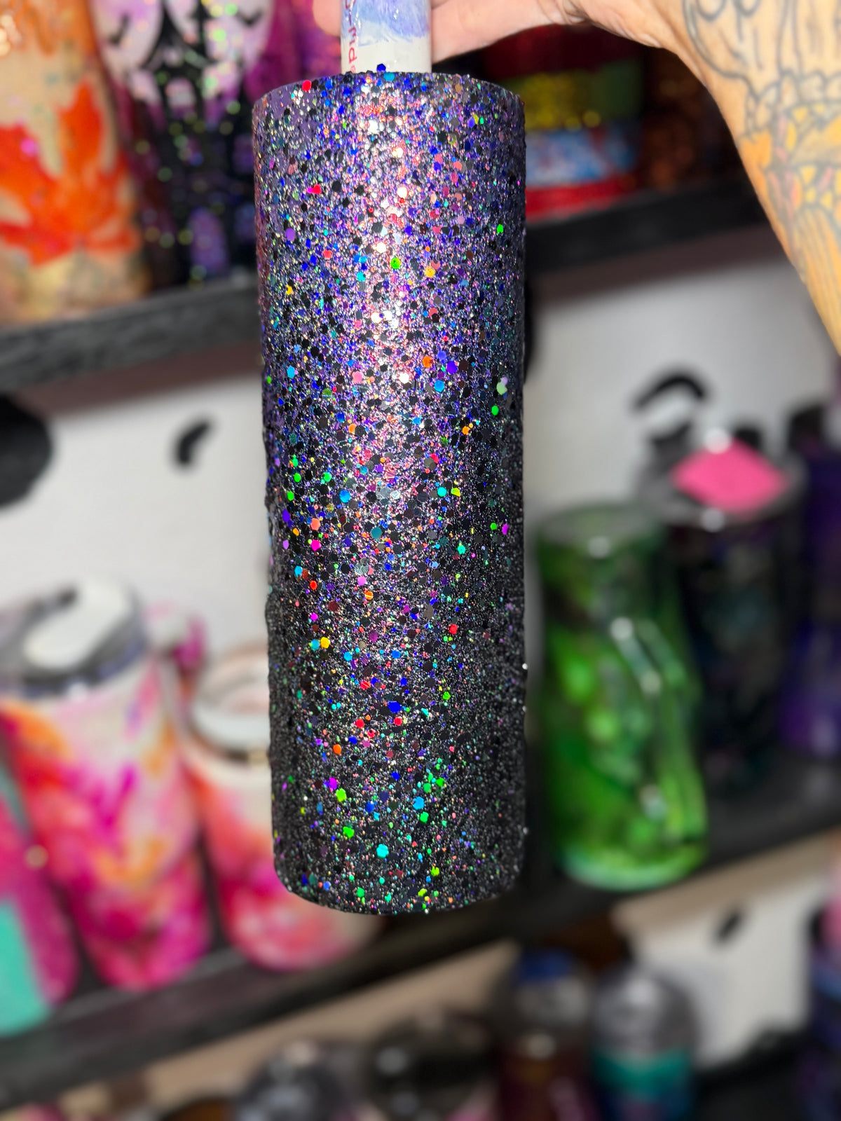 30 oz - purple / black ombre