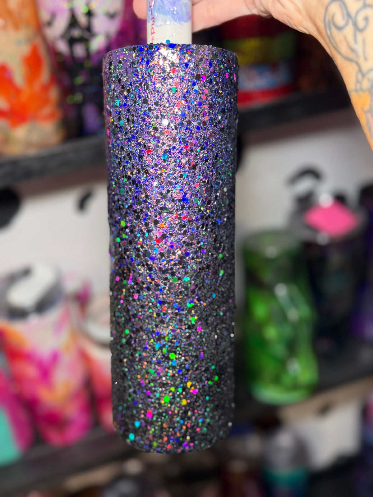 30 oz - purple / black ombre