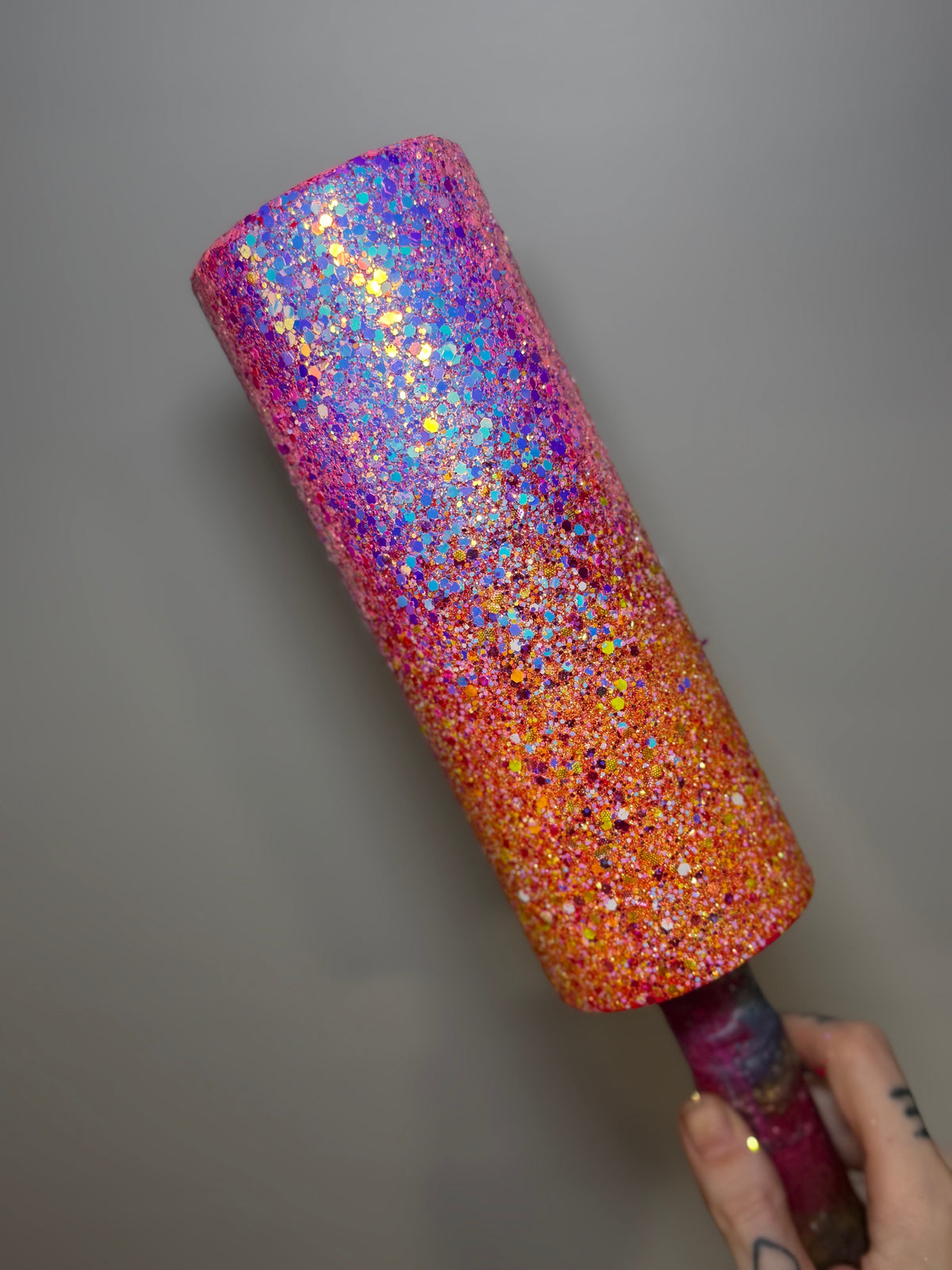 20 oz - pink/ orange ombre