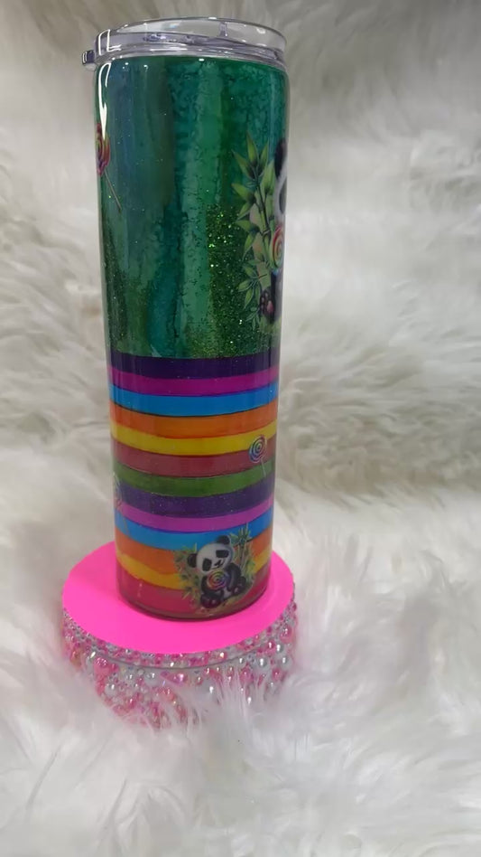 Panda / serape / rustic raindrop